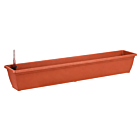 Bewässerungskasten 'Aqua Toscana' - terracotta, 100 cm